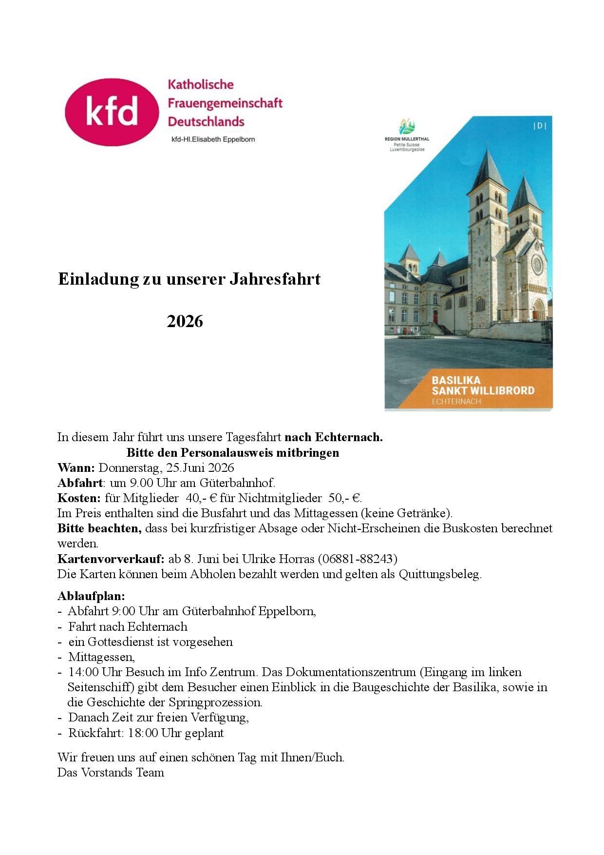 2026 Einladung zur Jahresfahrt homepage