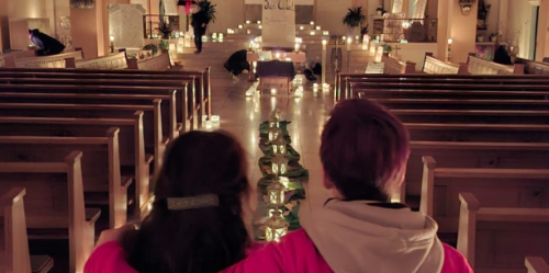 Lichtspur 2025 in der Kirche St. Laurentius