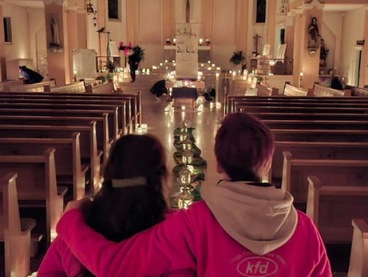 Lichtspur 2025 in der Kirche St. Laurentius