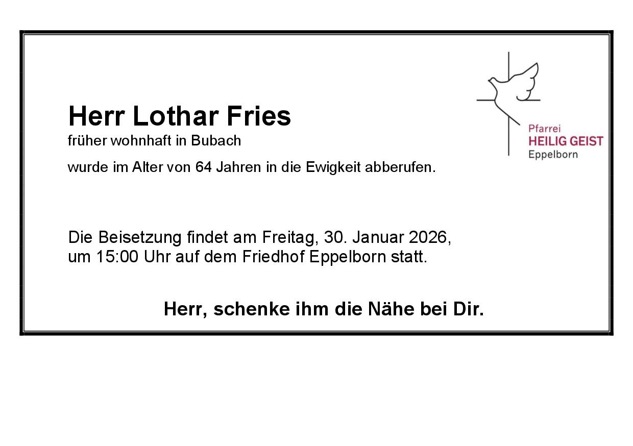 Fries Lothar