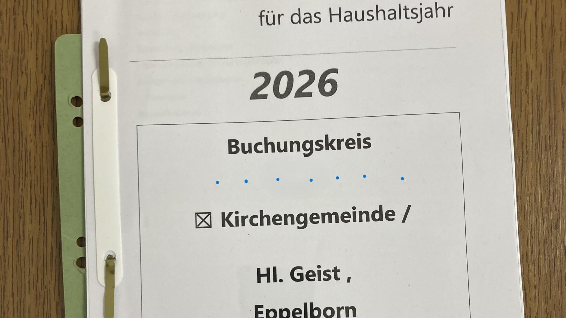 Haushaltsplan 2026