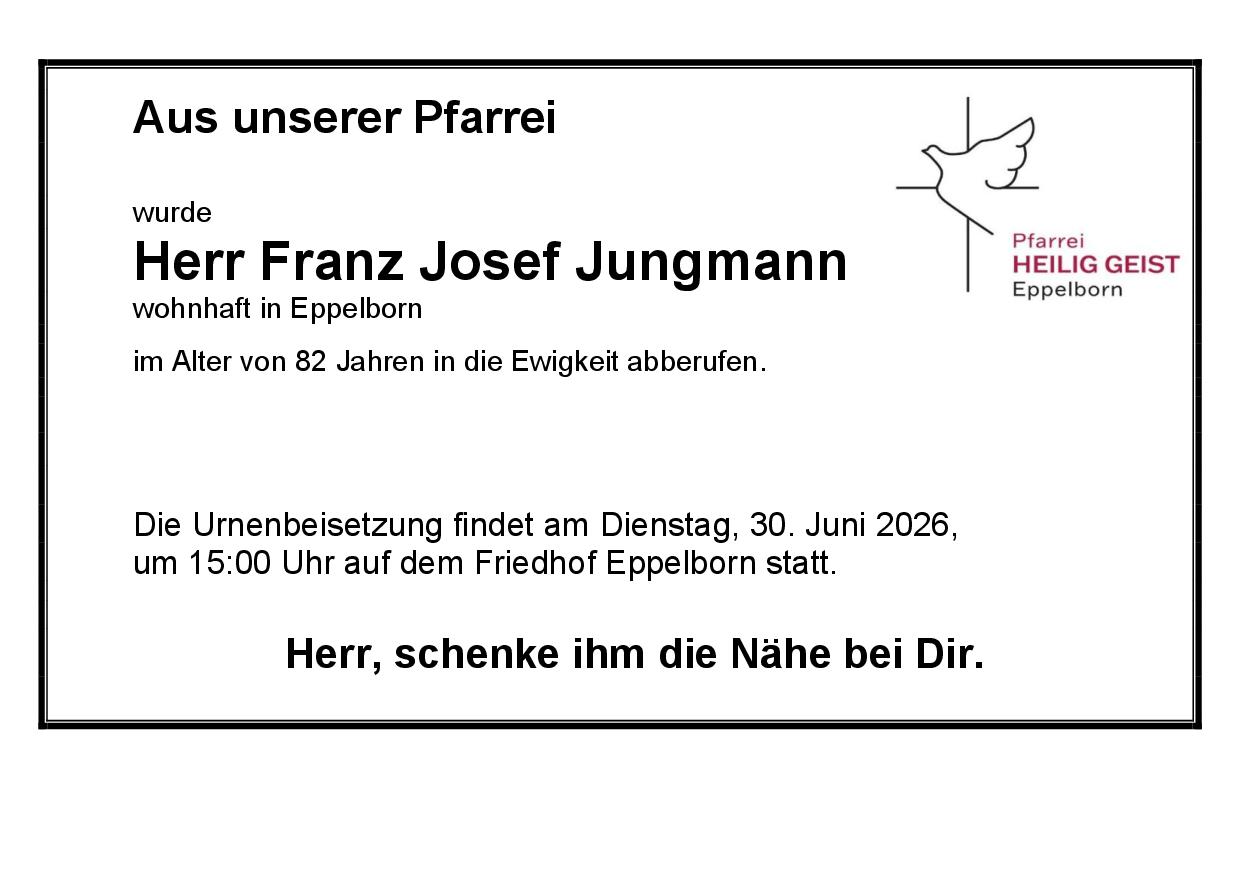 Jungmann, Franz Josef