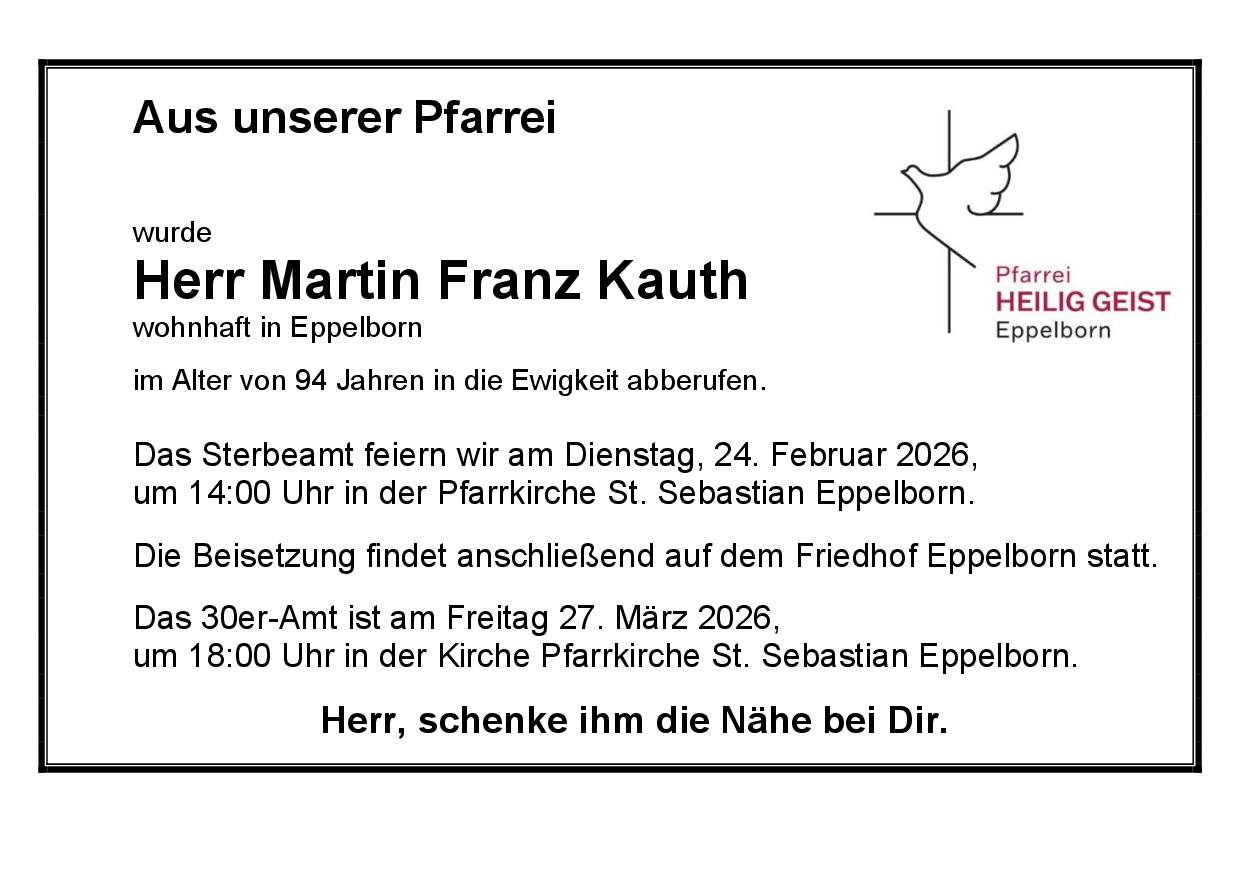 Kauth, Martin Franz