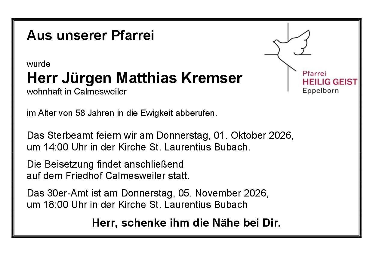 Kremser Jürgen Matthias