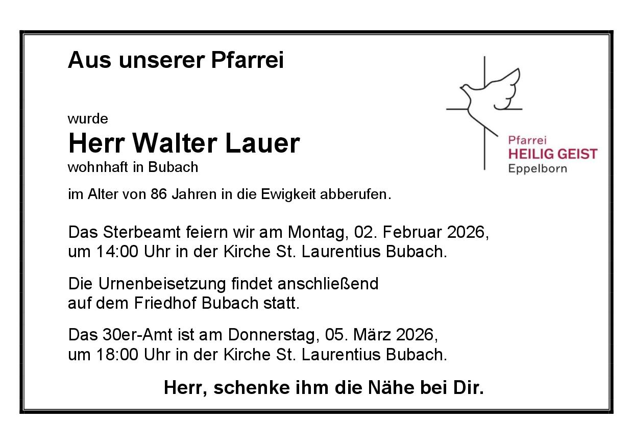 Lauer, Walter
