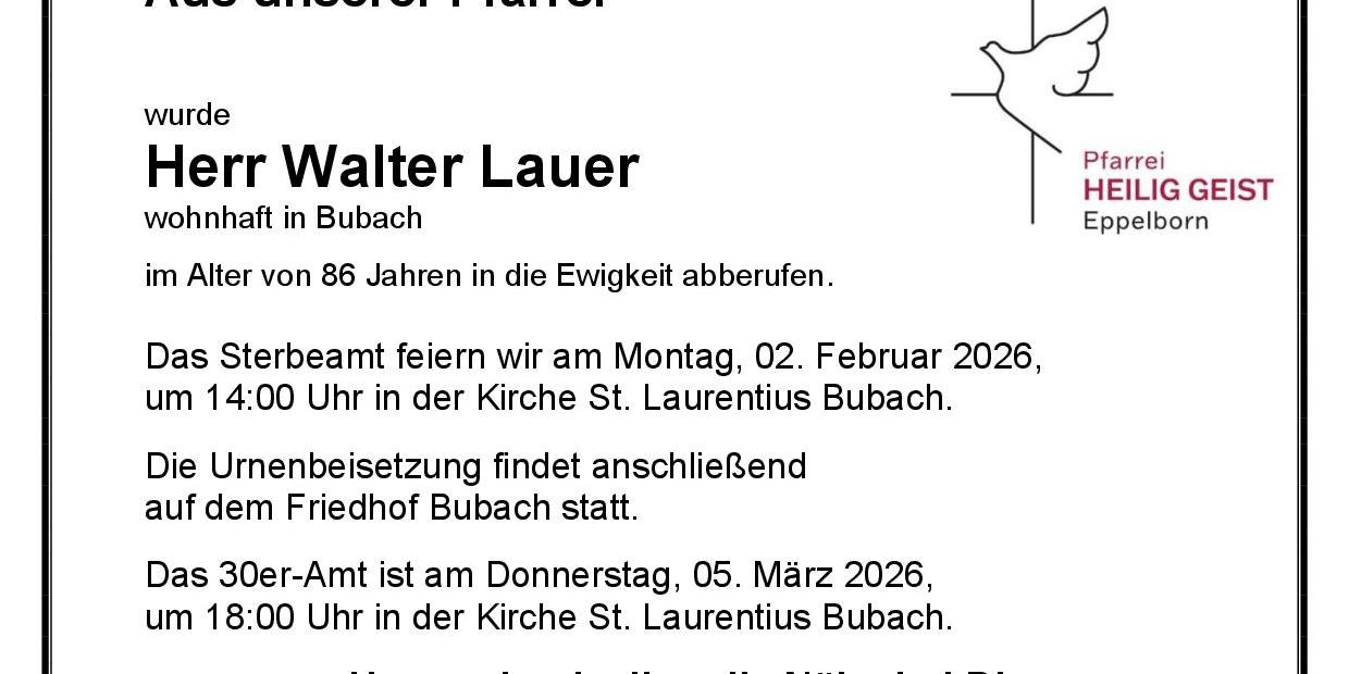 Lauer, Walter