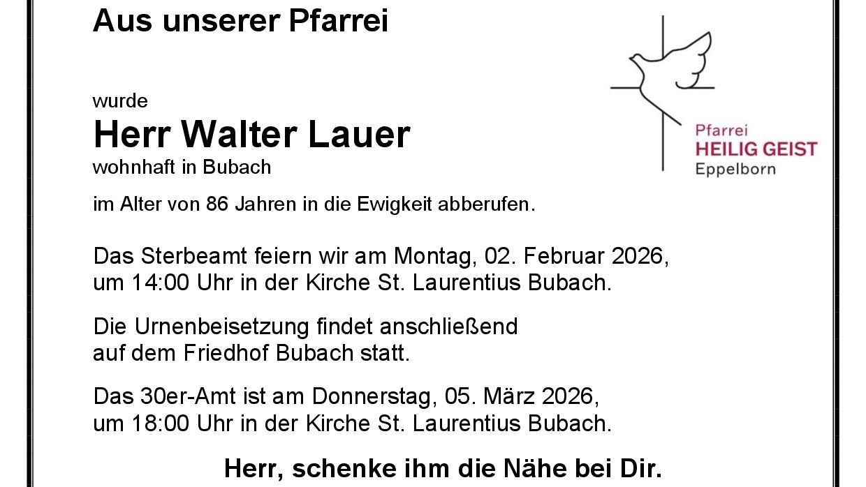 Lauer, Walter