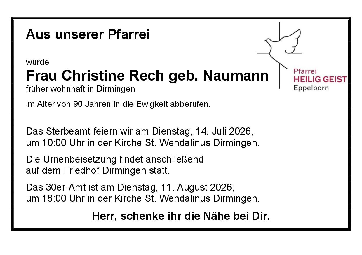 Rech, Christine geb. Naumann