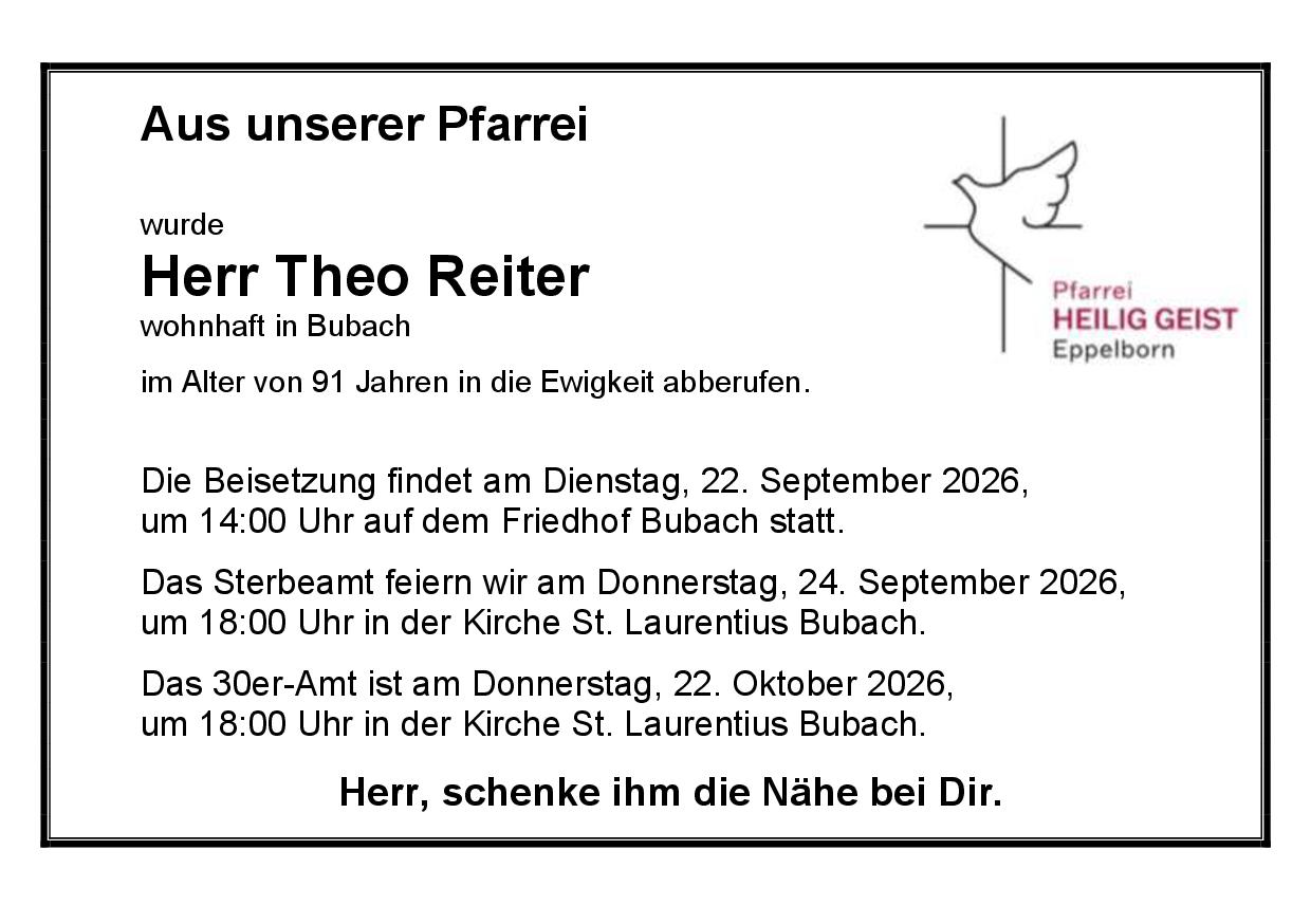 Reiter, Theo