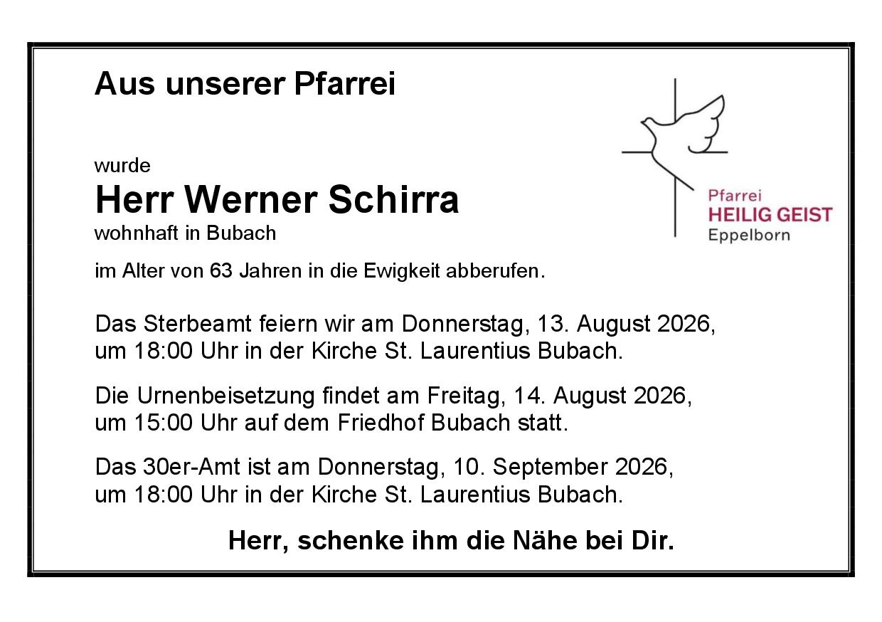 Schirra Werner