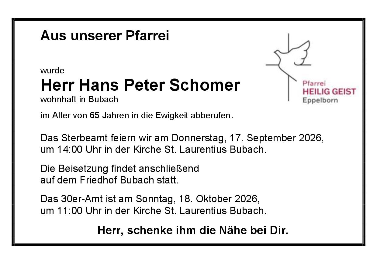 Schomer, Hans Peter