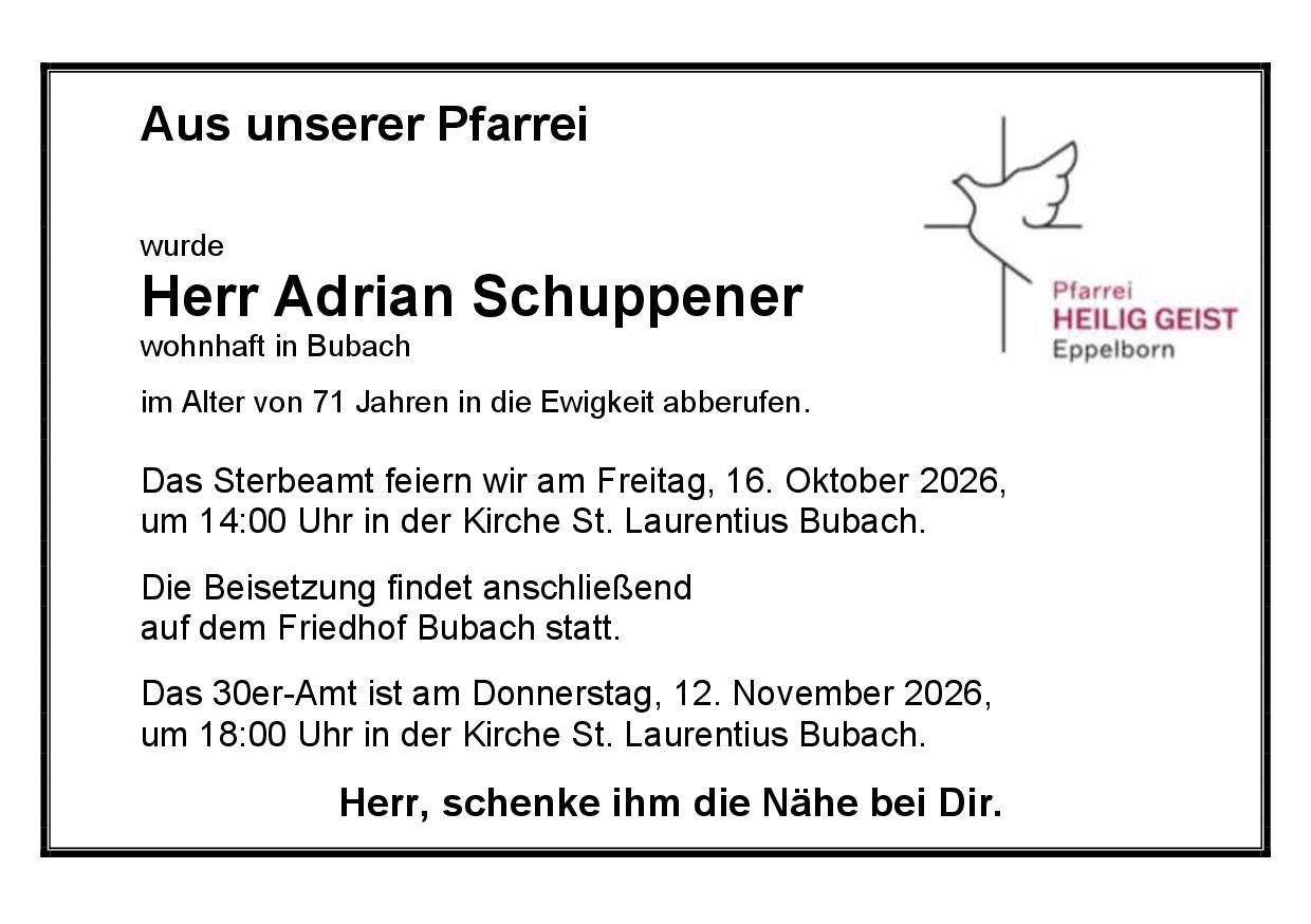 Schuppener, Adrian